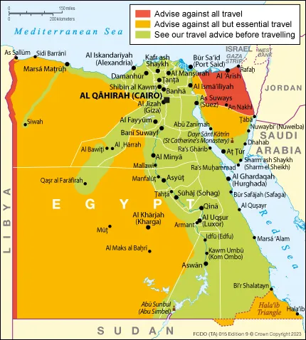 map of safe areas