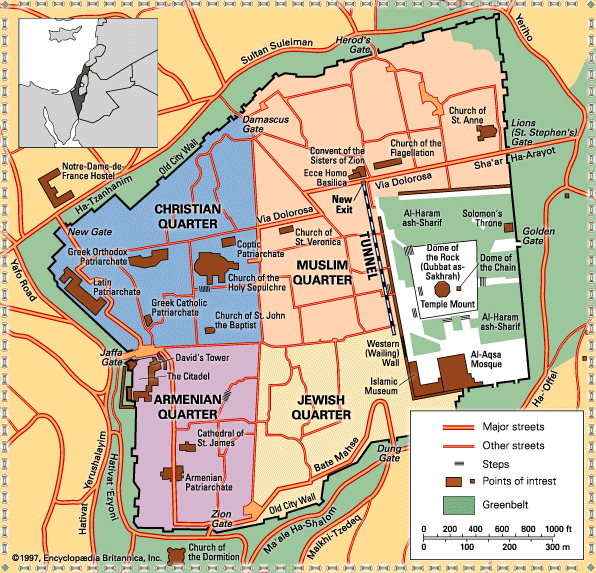 map of Old City